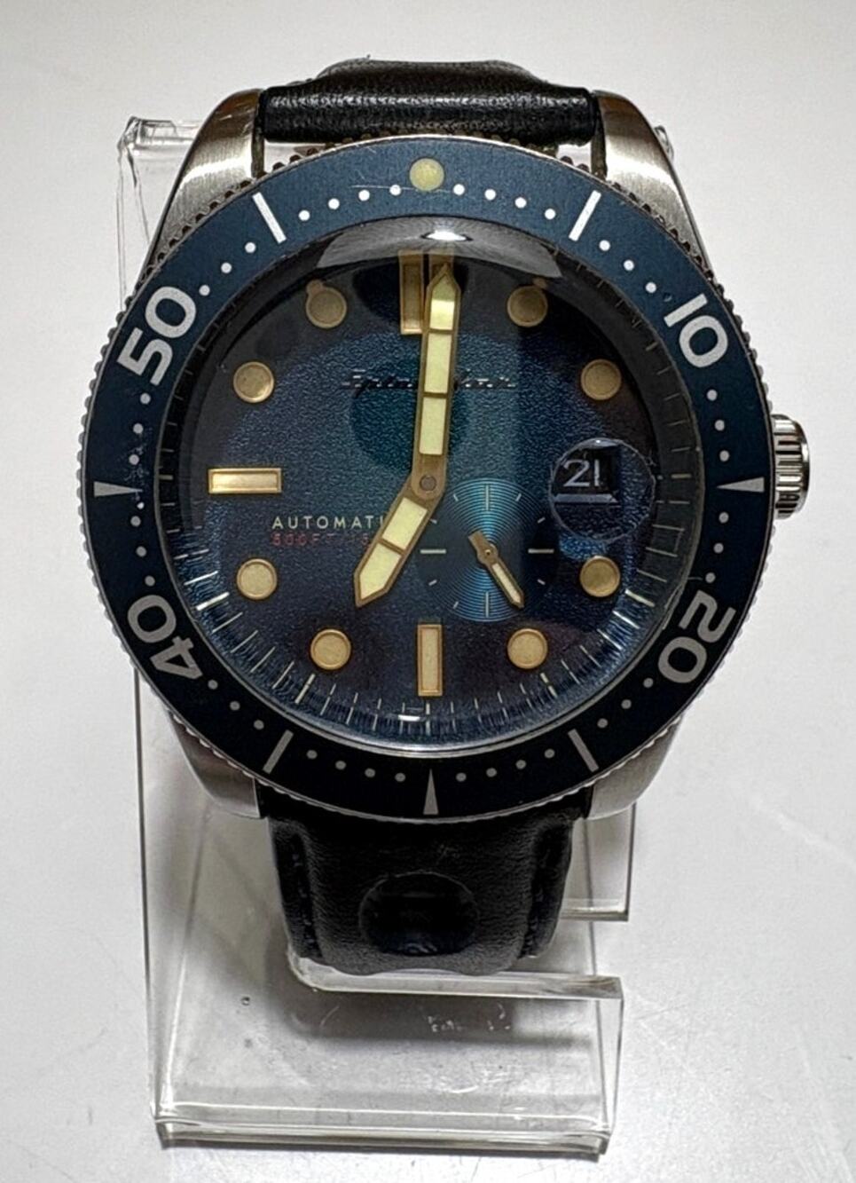 Spinnaker Croft Automatic SP-5058 Sapphire Blue Stainless Steel 43mm Men's Watch